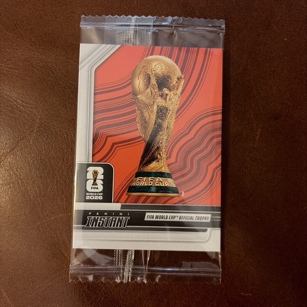 Panini Instant FIFA Trophy Insert Card WCTTT Sealed 2026 World Cup Official